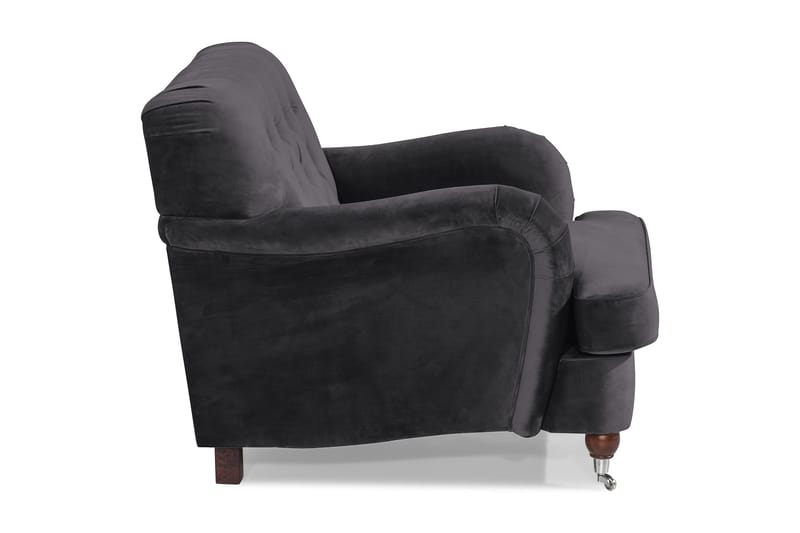 Howard Riviera Sammetsfåtölj - Mörkgrå - Möbler - Stolar & fåtöljer - Fåtölj - Howard fåtölj