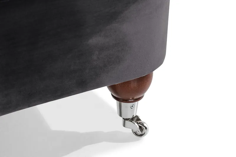 Howard Riviera Sammetsfåtölj - Mörkgrå - Möbler - Stolar & fåtöljer - Fåtölj - Howard fåtölj