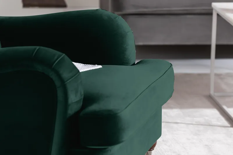 Howard Riviera Sammetsfåtölj - Mörkgrön - Möbler - Stolar & fåtöljer - Fåtölj - Howard fåtölj