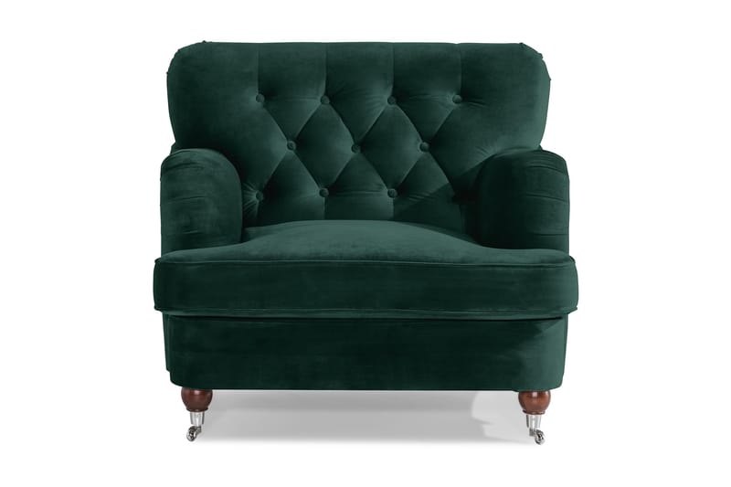 Howard Riviera Sammetsfåtölj - Mörkgrön - Möbler - Stolar & fåtöljer - Fåtölj - Howard fåtölj