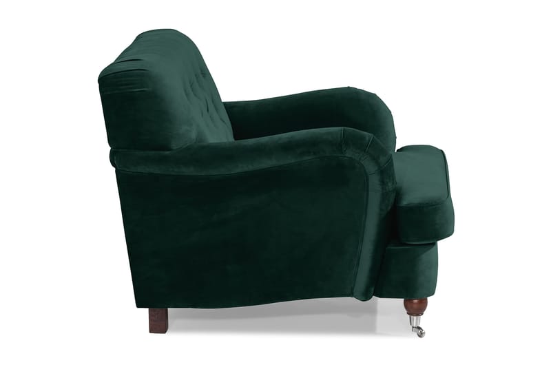 Howard Riviera Sammetsfåtölj - Mörkgrön - Möbler - Stolar & fåtöljer - Fåtölj - Howard fåtölj