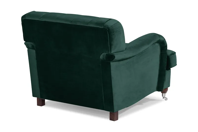 Howard Riviera Sammetsfåtölj - Mörkgrön - Möbler - Stolar & fåtöljer - Fåtölj - Howard fåtölj
