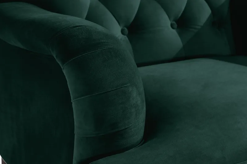 Howard Riviera Sammetsfåtölj - Mörkgrön - Möbler - Stolar & fåtöljer - Fåtölj - Howard fåtölj