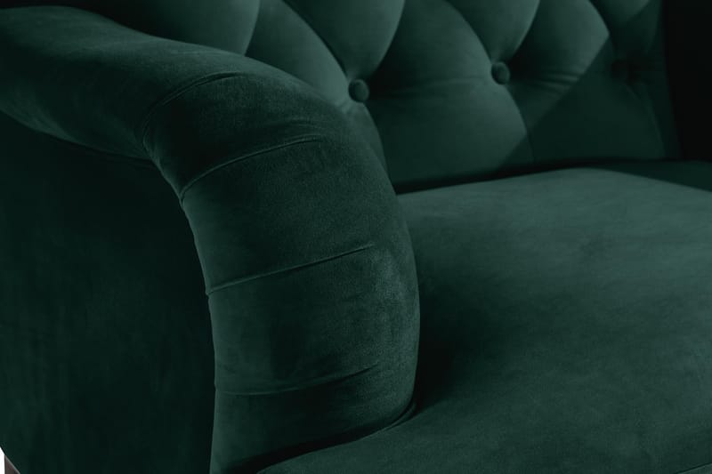 Howard Riviera Sammetsfåtölj - Mörkgrön - Möbler - Stolar & fåtöljer - Fåtölj - Howard fåtölj