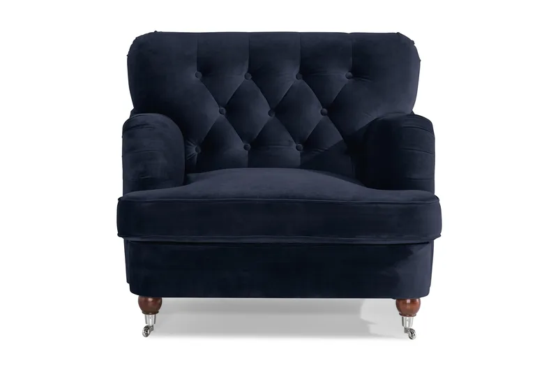 Howard Riviera Sammetsfåtölj - Midnattsblå - Möbler - Stolar & fåtöljer - Fåtölj - Howard fåtölj