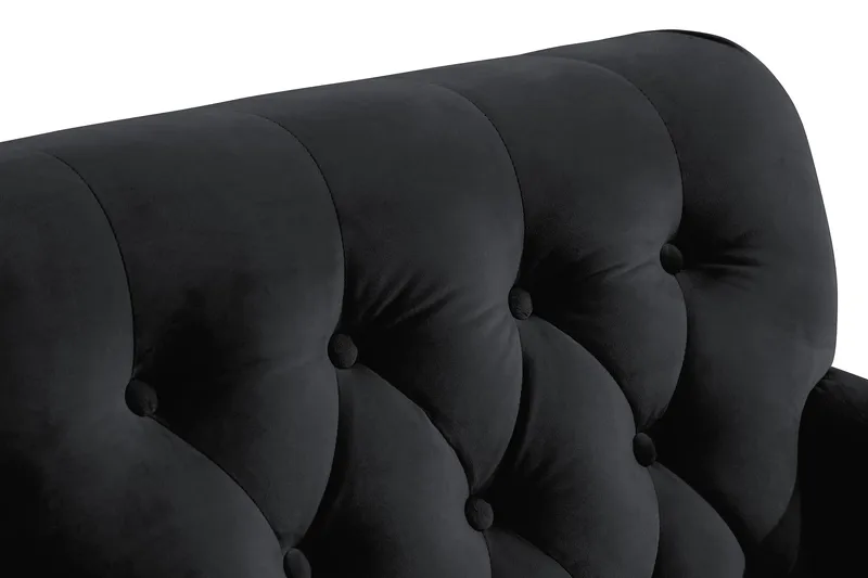 Howard Riviera Sammetsfåtölj - Svart - Möbler - Stolar & fåtöljer - Fåtölj - Howard fåtölj