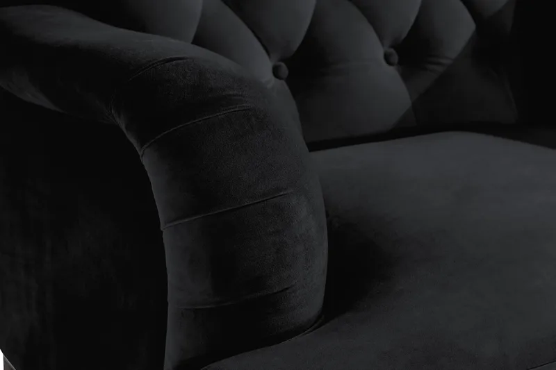 Howard Riviera Sammetsfåtölj - Svart - Möbler - Stolar & fåtöljer - Fåtölj - Howard fåtölj