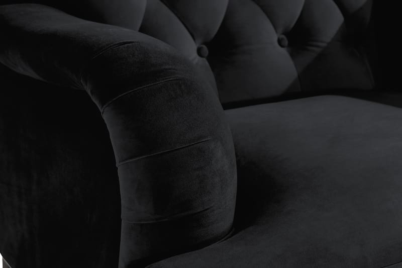 Howard Riviera Sammetsfåtölj - Svart - Möbler - Stolar & fåtöljer - Fåtölj - Howard fåtölj