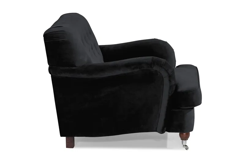 Howard Riviera Sammetsfåtölj - Svart - Möbler - Stolar & fåtöljer - Fåtölj - Howard fåtölj
