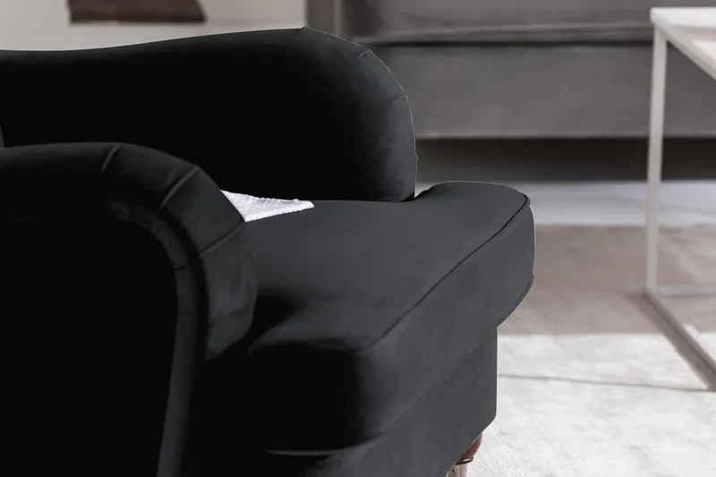 Howard Riviera Sammetsfåtölj - Svart - Möbler - Stolar & fåtöljer - Fåtölj - Howard fåtölj