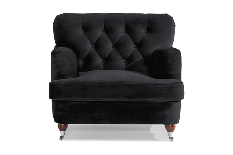Howard Riviera Sammetsfåtölj - Svart - Möbler - Stolar & fåtöljer - Fåtölj - Howard fåtölj