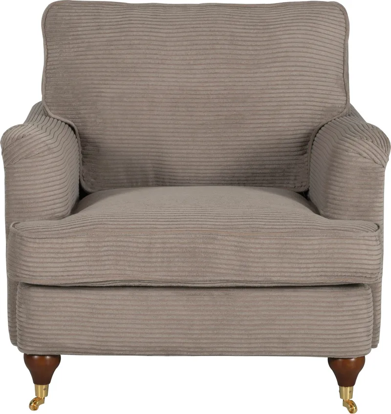 Howard Watford Deluxe fåtölj - Ljusbrun manchester - Möbler - Stolar & fåtöljer - Fåtölj - Howard fåtölj