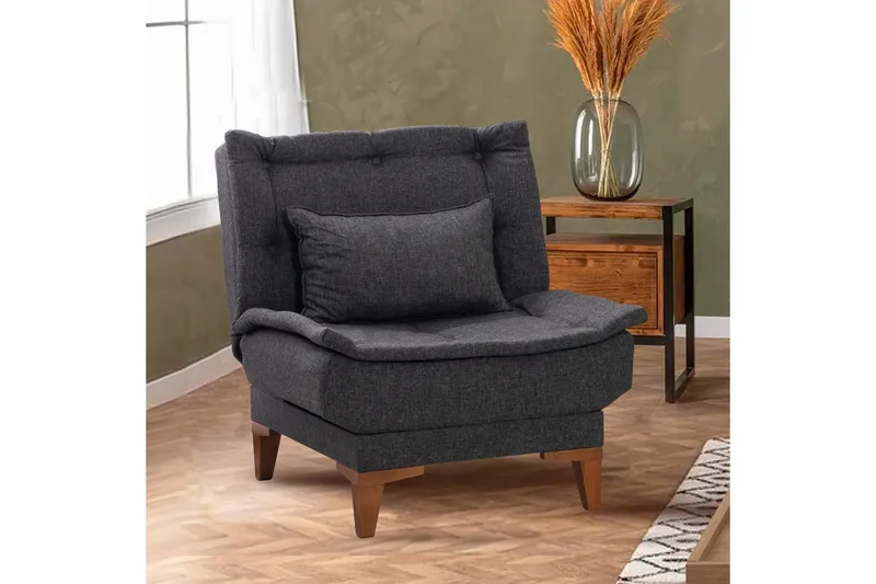 Hunterville Fåtölj - Antracit - Möbler - Stolar & fåtöljer - Fåtölj - Fåtölj utan armstöd