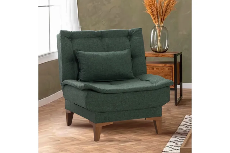 Hunterville Fåtölj - Grön - Möbler - Stolar & fåtöljer - Fåtölj - Fåtölj utan armstöd