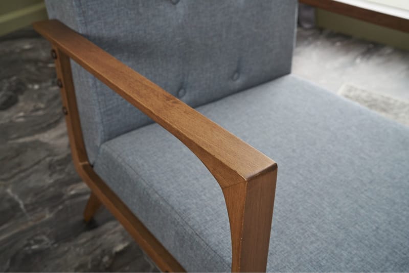 Husada Fåtölj - Ljusblå - Möbler - Stolar & fåtöljer - Fåtölj