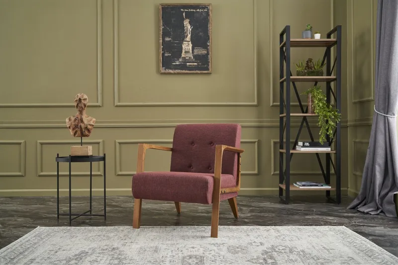 Husada Fåtölj - Röd - Möbler - Stolar & fåtöljer - Fåtölj