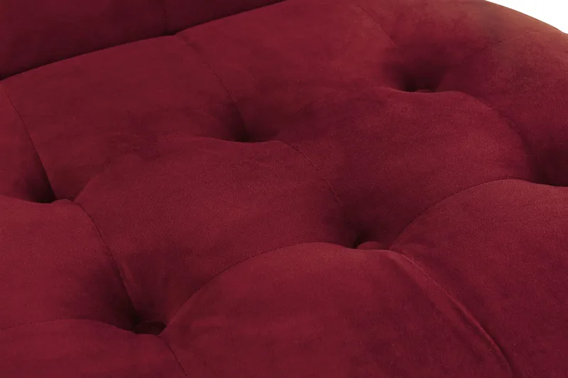 Indy Sammetsfåtölj - Röd/Svart - Möbler - Stolar & fåtöljer - Fåtölj