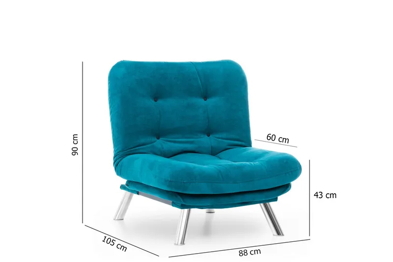 Janiece Fåtölj - Blågrön - Möbler - Stolar & fåtöljer - Fåtölj