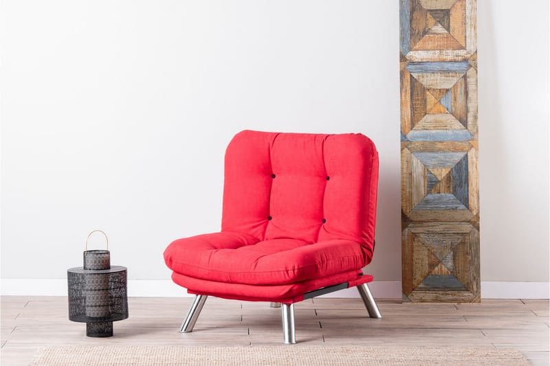 Janiece Fåtölj - Röd - Möbler - Stolar & fåtöljer - Fåtölj - Bäddfåtölj