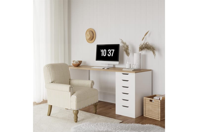 Jaya Fåtölj i Linne - Beige - Möbler - Stolar & fåtöljer - Fåtölj