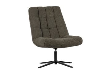 Job Fåtölj i Boucle - Grön med Metallunderrede - Möbler - Stolar & fåtöljer - Fåtölj