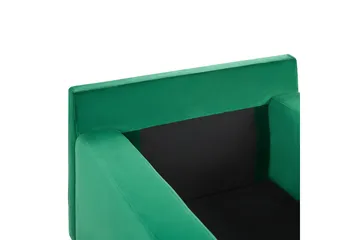 Juklund Schäslong 88 cm - Svart/Grön - Möbler - Stolar & fåtöljer - Fåtölj - Schäslongfåtölj & divanfåtölj
