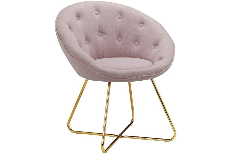 Junpeyah Loungefåtölj - Rosa - Möbler - Stolar & fåtöljer - Fåtölj