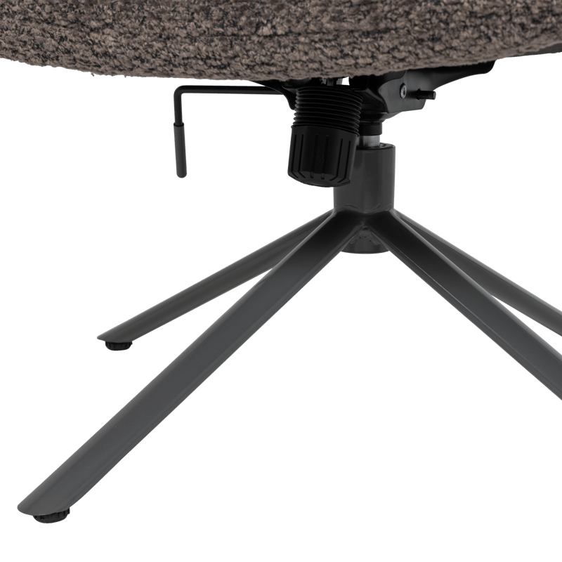 Justerbar Snurrfåtölj Soren - Brun - Möbler - Stolar & fåtöljer - Fåtölj - Seniorfåtölj