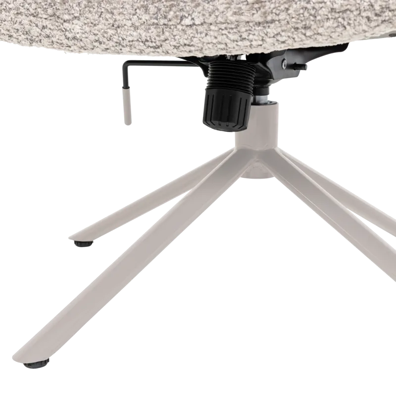 Justerbar Snurrfåtölj Soren - Grå - Möbler - Stolar & fåtöljer - Fåtölj - Fåtölj utan armstöd