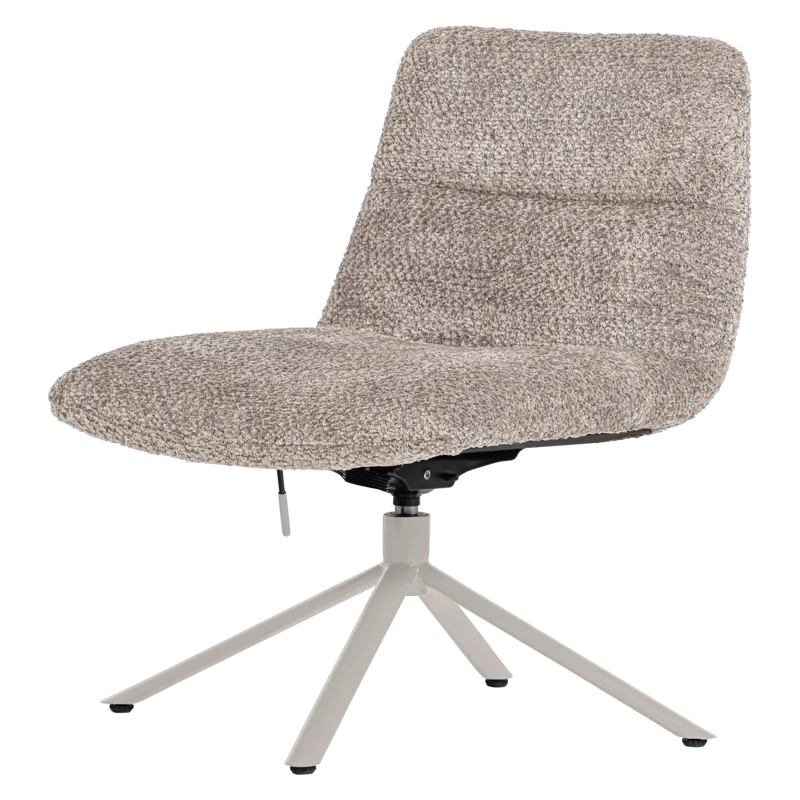 Justerbar Snurrfåtölj Soren, Grå