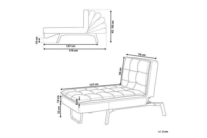 Karyne Schäslong 179 cm - Red - Möbler - Stolar & fåtöljer - Fåtölj - Schäslongfåtölj & divanfåtölj