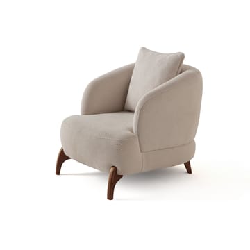 Kelnor Öronlappsfåtölj 80x78x80 cm - Beige - Möbler - Stolar & fåtöljer - Fåtölj - Öronlappsfåtölj