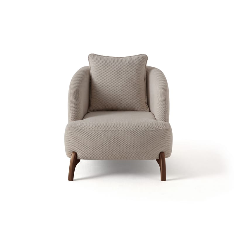 Kelnor Öronlappsfåtölj 80x78x80 cm - Beige - Möbler - Stolar & fåtöljer - Fåtölj - Öronlappsfåtölj
