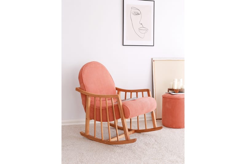 Klea Fåtölj - Korall - Möbler - Stolar & fåtöljer - Gungstol