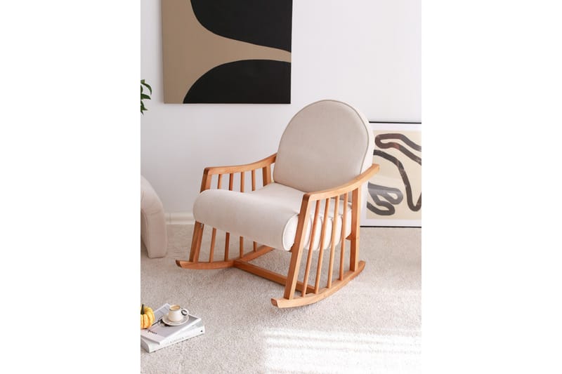 Klea Fåtölj - Vit - Möbler - Stolar & fåtöljer - Gungstol