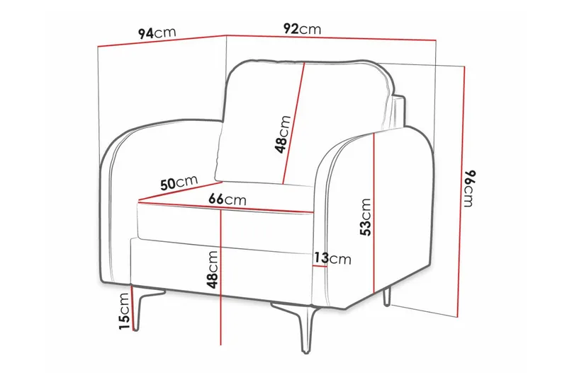 Knocklong Fåtölj Black - Möbler - Stolar & fåtöljer - Fåtölj
