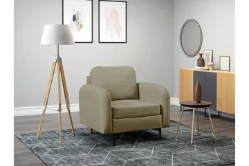 Knocklong Fåtölj Dark Beige/Mocca - Möbler - Stolar & fåtöljer - Fåtölj