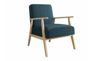 Knocklong Fåtölj Dark blue/Tree - Möbler - Stolar & fåtöljer - Fåtölj