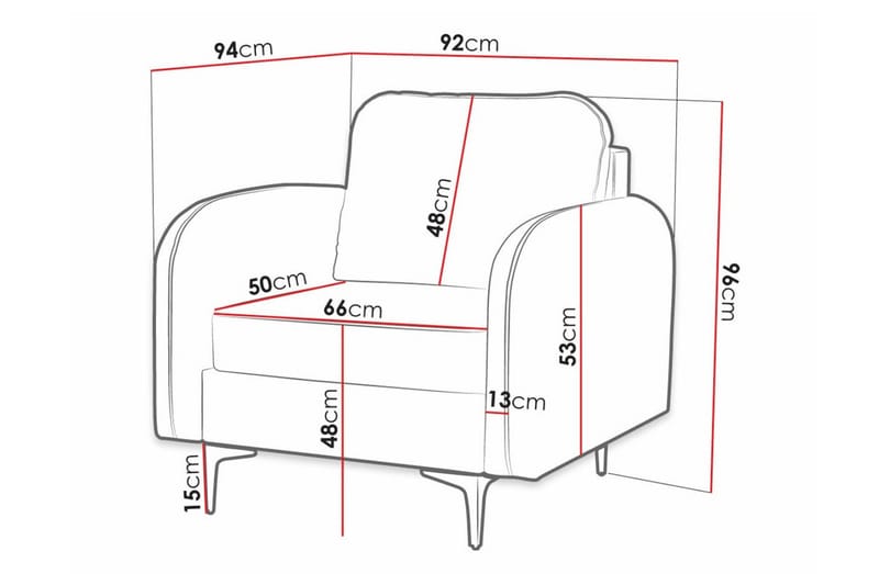 Knocklong Fåtölj Dark green - Möbler - Stolar & fåtöljer - Fåtölj