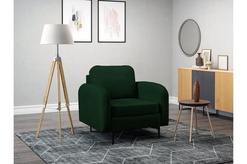 Knocklong Fåtölj Dark green - Möbler - Stolar & fåtöljer - Fåtölj