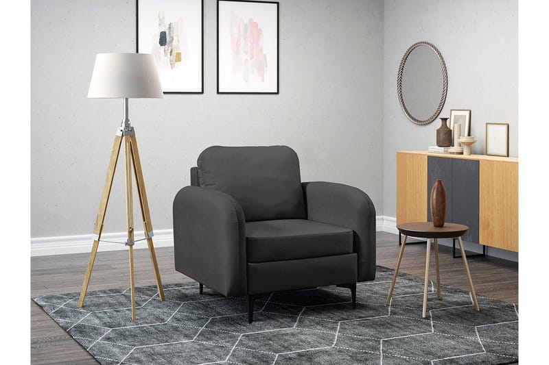 Knocklong Fåtölj Dark grey - Möbler - Stolar & fåtöljer - Fåtölj