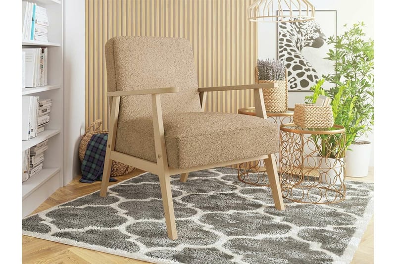 Knocklong Fåtölj Light brown - Möbler - Stolar & fåtöljer - Fåtölj