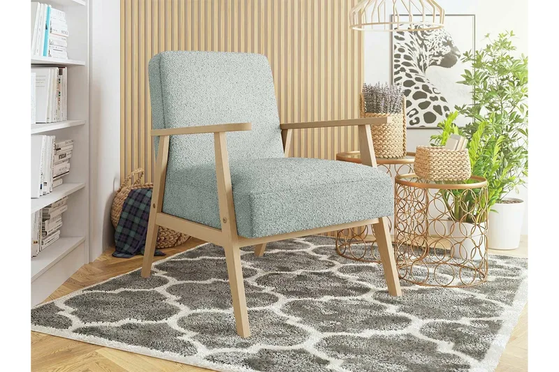 Knocklong Fåtölj Ljusgrå - Möbler - Stolar & fåtöljer - Fåtölj