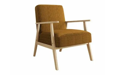 Knocklong Fåtölj Yellow/Brown - Möbler - Stolar & fåtöljer - Fåtölj
