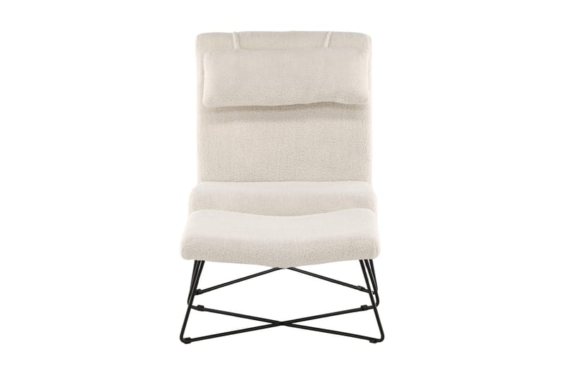 Laconia Fåtölj - Vit - Möbler - Stolar & fåtöljer - Fåtölj - Fåtölj med fotpall