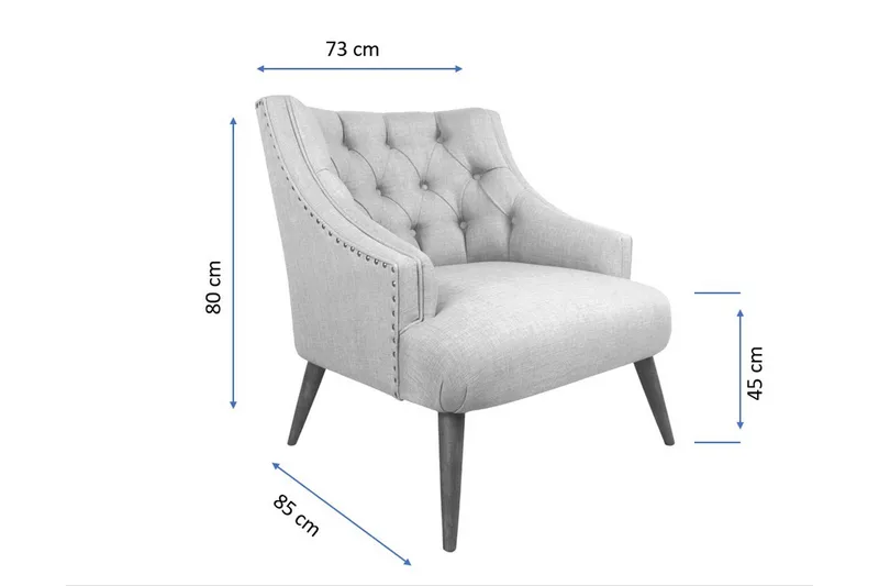 Lamonti Fåtölj - Grön/Natur - Möbler - Stolar & fåtöljer - Fåtölj