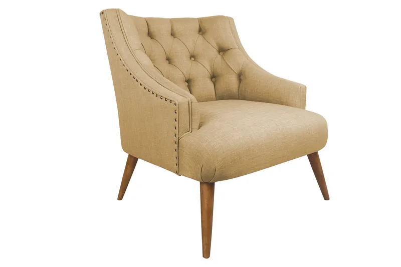 Lamonti Fåtölj - Ljusbrun/Natur - Möbler - Stolar & fåtöljer - Fåtölj