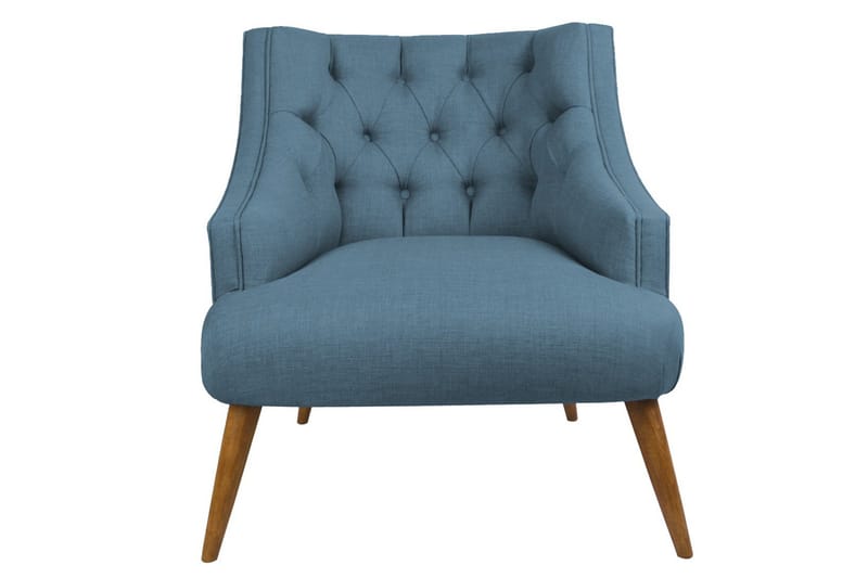 Lamonti Fåtölj - Mörkblå/Natur - Möbler - Stolar & fåtöljer - Fåtölj