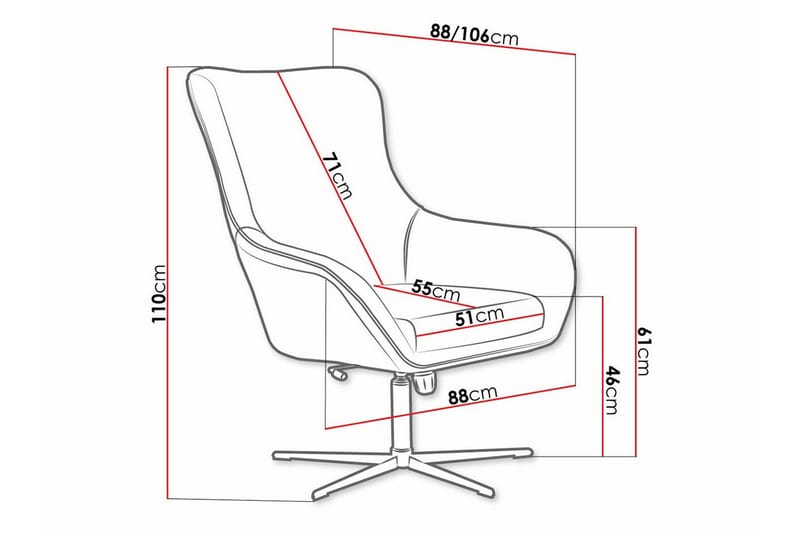 Laytown Fåtölj Dark green - Möbler - Stolar & fåtöljer - Fåtölj