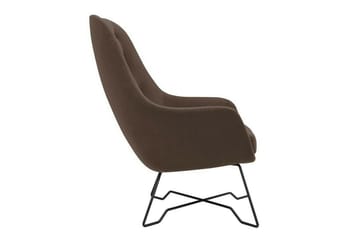 Laytown Modern Fåtölj i Tyg - Mörkbrun - Möbler - Stolar & fåtöljer - Fåtölj